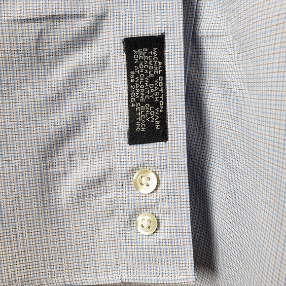 Jos. A. Bank Blue and White Dress Shirt - Picture 4 of 4